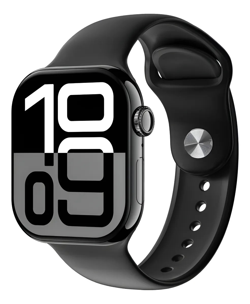 Smartwatch X9 Pro preto detalhes