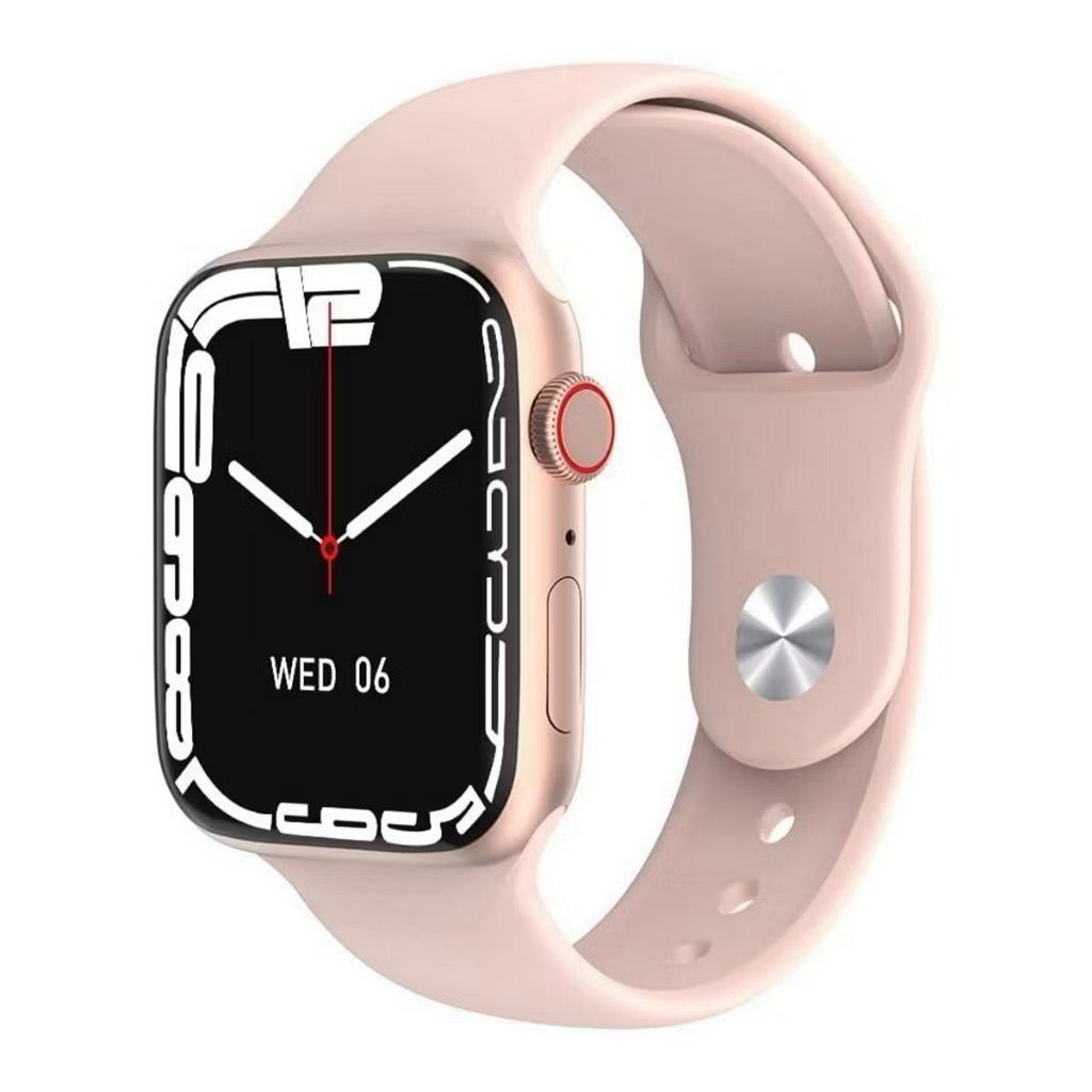 Smartwatch X9 Pro rosa detalhes